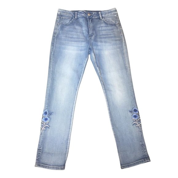 Frank Lyman Design Denim Skinny Jeans Pants Size 14 - Picture 1 of 9